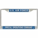 U.S. Air Force Special Operations Command License Plate Frame