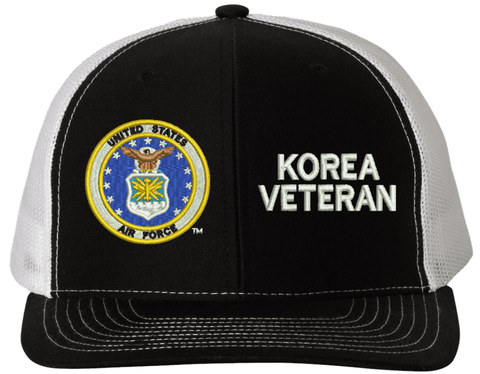 U.S. Air Force Symbol Korea Veteran Mesh Back Cap