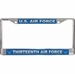 U.S. Air Force Thirteenth Air Force License Plate Frame