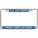 U.S. Air Force Twenty First Air Force License Plate Frame