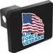 U.S. Air Force Veteran with American Flag Hitch Cover