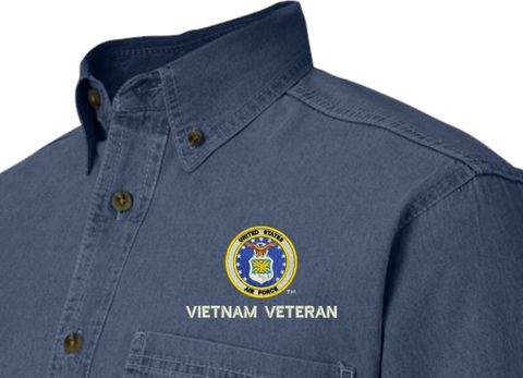 U.S. Air Force Vietnam Veteran Denim Shirt
