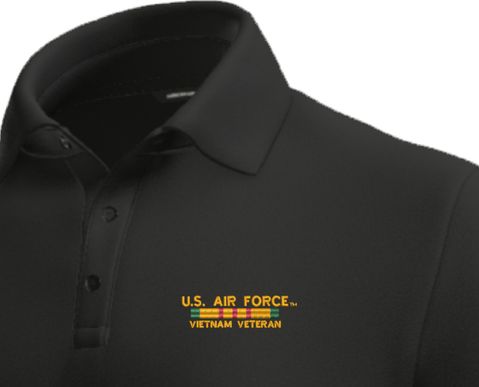 U.S. Air Force Vietnam Veteran Moisture Wicking Polo