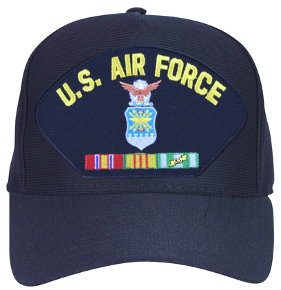 U.S Air Force with Crest and Vietnam Veteran Ribbons Ball Cap