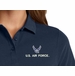 U.S. Air Force with Logo Women's Stain-Release Polo