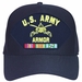 U.S. Armor with Crossed Swords and Vietnam Veteran Ribbons Ball Cap
