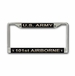 U.S. Army 101st Airborne Division License Plate Frame