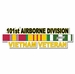 U.S. Army 101st Airborne Division Vietnam Veteran Window Strip Decal