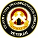 U.S. Army 107th Transport Brigade Unit Crest Veteran Sticker Decal