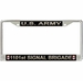 U.S. Army 1101st Signal Brigade License Plate Frame