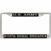 U.S. Army 1107th Signal Brigade License Plate Frame