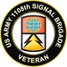 U.S. Army 1108th Signal Brigade Veteran Sticker Decal