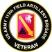 U.S. Army 113th Field Artillery Brigade Veteran Sticker Decal