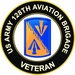 U.S. Army 128th Aviation Brigade Veteran Sticker Decal