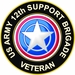 U.S. Army 12th Support Brigade Veteran Sticker Decal