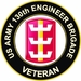 U.S. Army 130th Engineer Brigade Veteran Sticker Decal