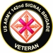 U.S. Army 142nd Signal Brigade Veteran Sticker Decal