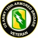 U.S. Army 155th Armored Brigade Veteran Sticker Decal