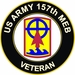 U.S. Army 157 MEB Maneuver Enhancement Brigade Veteran Sticker Decal