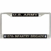 U.S. Army 157th Infantry Brigade License Plate Frame