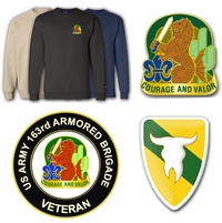 U.S. Army 163rd Armored Brigade Shop Thumbnail Illustration