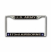 U.S. Army 173rd Airborne Brigade License Plate Frame