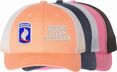 U.S. Army 173rd Airborne Brigade Desert Storm Veteran Women's Split-Cap