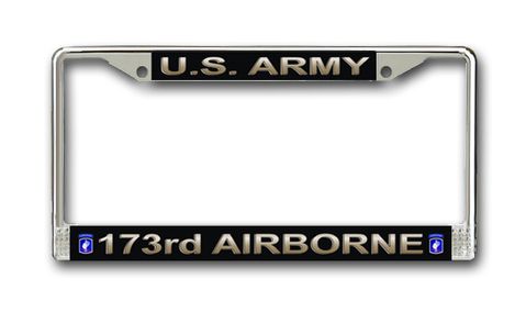 U.S. Army 173rd Airborne Brigade License Plate Frame