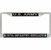 U.S. Army 187th Infantry Brigade License Plate Frame