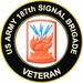 U.S. Army 187th Signal Brigade Veteran Sticker Decal