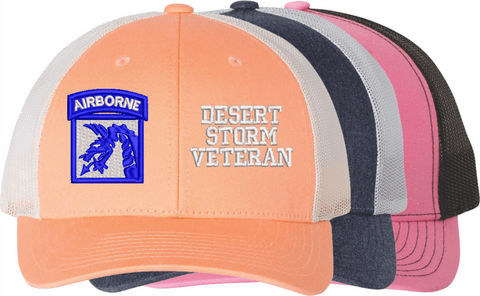 U.S. Army 18th Airborne Corps Desert Storm Veteran Women's Split-Cap