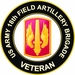 U.S. Army 18th Field Artillery Brigade Veteran Sticker Decal