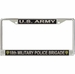 U.S. Army 18th Military Police Brigade License Plate Frame