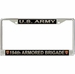 U.S. Army 194th Armored Brigade License Plate Frame