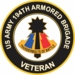 U.S. Army 194th Armored Brigade Unit Crest Veteran Sticker Decal