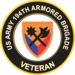 U.S. Army 194th Armored Brigade Veteran Sticker Decal