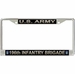U.S. Army 196th Infantry Brigade License Plate Frame