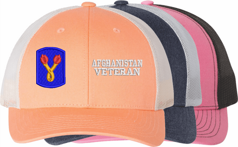 U.S. Army 196th Infantry Brigade Afghanistan Veteran Women's Split-Cap
