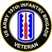U.S. Army 197th Infantry Brigade Veteran Sticker Decal