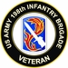 U.S. Army 198th Infantry Brigade Veteran Sticker Decal