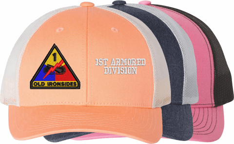 U.S. Army 1st Armored Division Women's Split-Cap