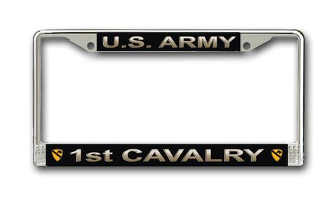 U.S. Army 1st Cavalry Division License Plate Frame