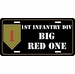U.S. Army 1st Infantry Division License Plate