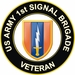 U.S. Army 1st Signal Brigade Veteran Sticker Decal