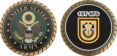 U.S. Army 1st Special Forces Group Challenge Coin