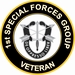 U.S. Army 1st Special Forces Group Unit Crest Veteran Sticker Decal