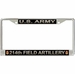 U.S. Army 214th Field Artillery Brigade License Plate Frame