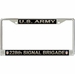 U.S. Army 228th Signal Brigade License Plate Frame