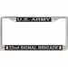 U.S. Army 22nd Signal Brigade License Plate Frame