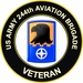 U.S. Army 244th Aviation Brigade Veteran Sticker Decal